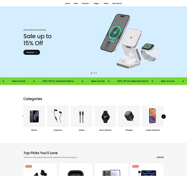 Vineta’s web development project screenshot