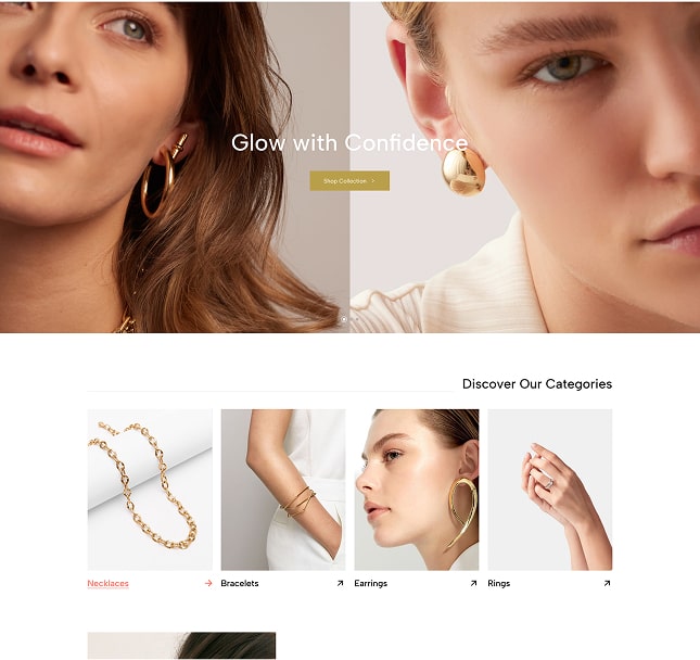 Vineta’s web development project screenshot