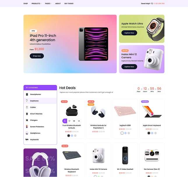 Vineta’s web development project screenshot