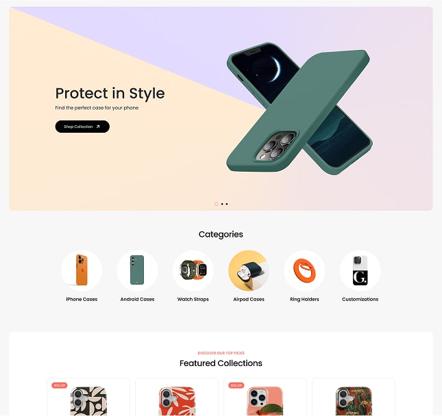 Vineta’s web development project screenshot