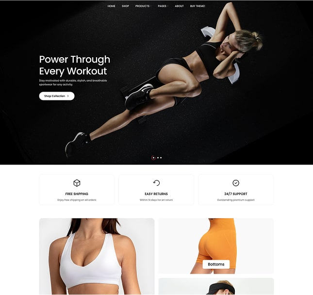 Vineta’s web development project screenshot